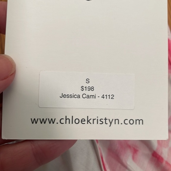 Chloe Kristyn Jessica Cami Sleeveless Blouse Colorful Women's Small NWT - Picture 6 of 6